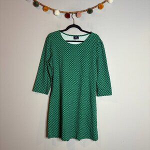 Sailor Sailor green printed preppy shift dress